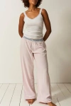 Stripe & Stare Ecovero Pyjama Bottoms In Pink Stripe