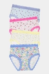 Stripe & Stare High Rise Knicker Four Pack In Multi