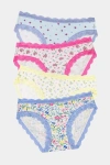 Stripe & Stare Original Knicker Four Pack In Summer Garden
