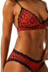 Stripe & Stare Classic Knicker Four Pack In Black/brown