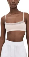 Stripe & Stare The Lace Square Bralette Sand In Sand