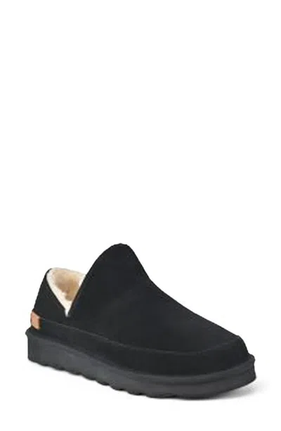 Strive Alaska Suede Slipper In Black Ii