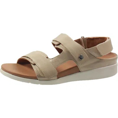 Strive Aruba Womens Adjustable Leather Slingback Sandals In Pink