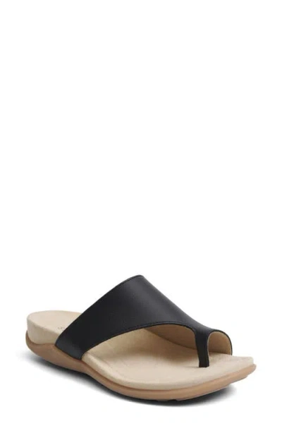 Strive Capri Iv Toe Loop Sandal In Black