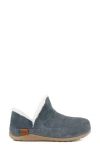 Strive Geneva Faux Fur Slipper In Gray