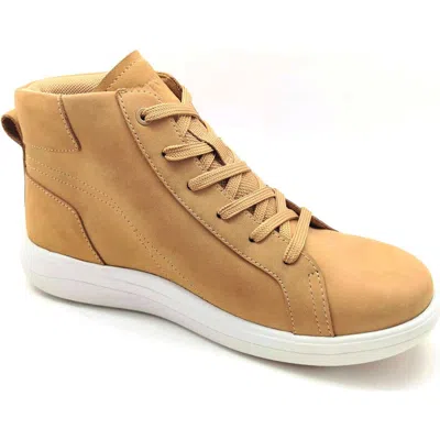 Strive Kensington High Top Sneaker In Tan