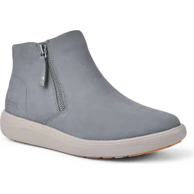 Strive Mayfair Leather Bootie In Gray Ii