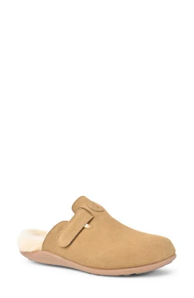 Strive Oslo Ii Faux Shearling Slipper In Brown