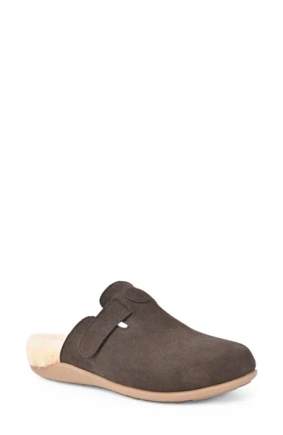 Strive Oslo Ii Faux Shearling Slipper In Gray