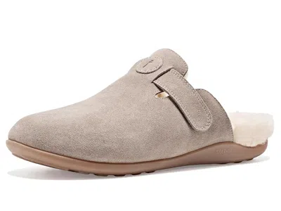 Strive Oslo Ii Women's Slippers Grey: 9 M, Suede/wool In Gray