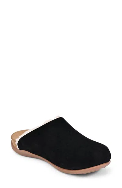 Strive Stockholm Water Resistant Suede Clog In Black Ii