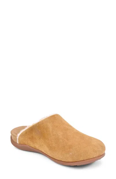 Strive Stockholm Water Resistant Suede Clog In Iced Coffee