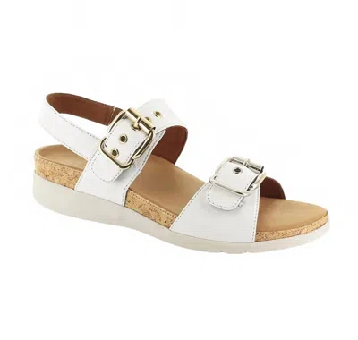 Strive Women's Amalfi Buckle Sandals In White