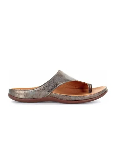 Strive Women's Carpi Orthotic Sandal In Anthracite In Gray
