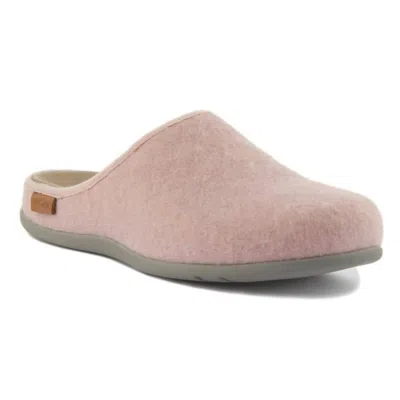 Strive Women's Copenhagen Memory Foam Orthotic Slipper In Dusty Pink