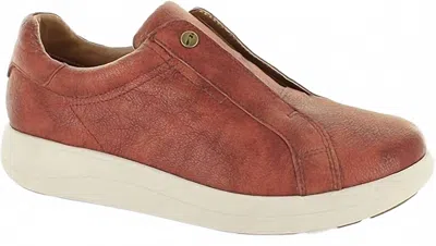 Strive Women's Cosmic Athletic Slip-on Sneaker In Chestnut In Brown