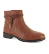 STRIVE WOMEN'S LAMBETH ORTHOTIC ANKLE BOOTS IN RUST