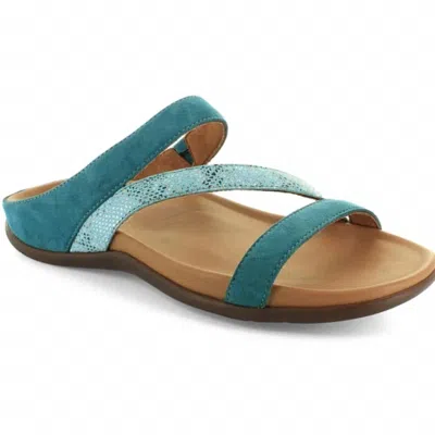 Strive Women's Trio Ii Strappy Sandals In Turquoise/snake In Multi
