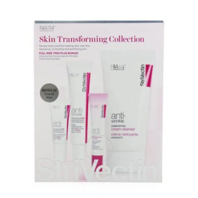 Strivectin - Skin Transforming Collection (full Size Trio):  Cleanser 150ml + Eye Concentrate (30ml+ In White