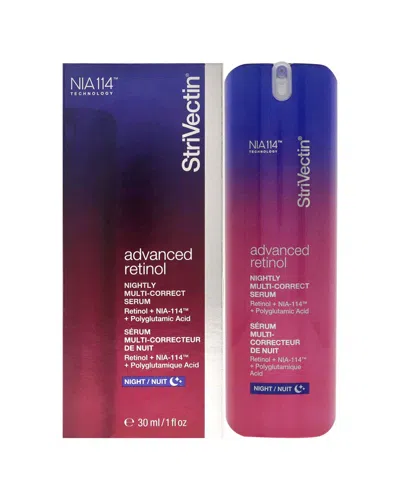 Strivectin 1oz Advanced Retinol Nightly Multi-correct Serum In Transparent