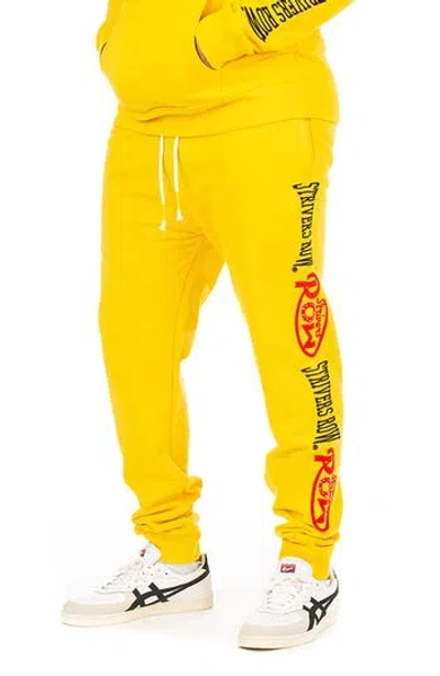 Strivers Row Uppercut Sweatpants In Lemon