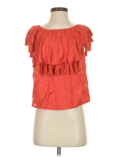 Pre-owned St.roche Sleeveless Blouse In Orange