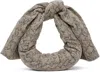 Strongthe Beige Padded Wraparound Waist Bag In Beige / Multi