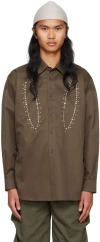Strongthe Brown Shield Shirt In Brown