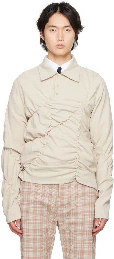 Strongthe Ssense Exlusive Beige Palm Shirt