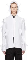 Strongthe White Star Knot Hoodie In White