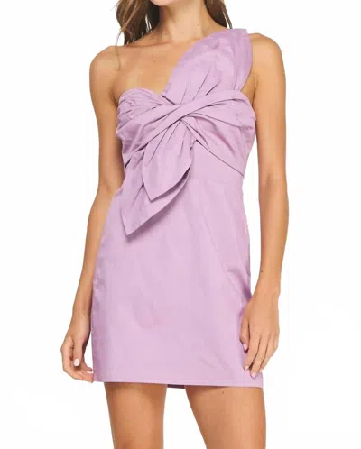 Strut & Bolt 3d Mini Dress In Mauve In Purple
