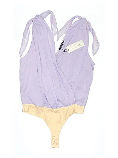 Pre-owned Strut & Bolt Bodysuit In Purple