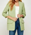 Strut & Bolt Boyfriend Blazer In Pistachio