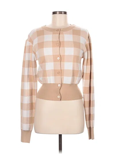 Pre-owned Strut & Bolt Cardigan Sweater In Brown