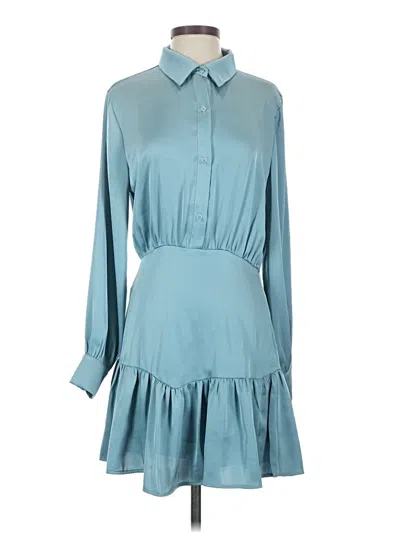 Pre-owned Strut & Bolt Casual Dress In Blue