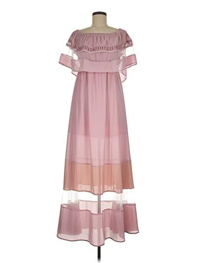 Pre-owned Strut & Bolt Casual Dress In Pink
