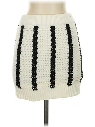 Pre-owned Strut & Bolt Casual Skirt In White