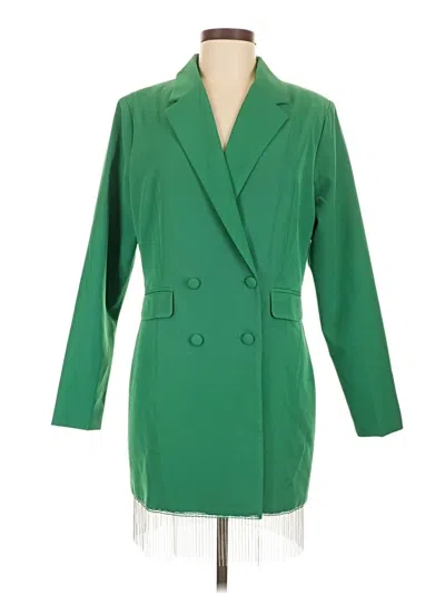 Pre-owned Strut & Bolt Coat In Green
