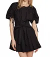 Strut & Bolt Eva Mini Dress In Black In Black
