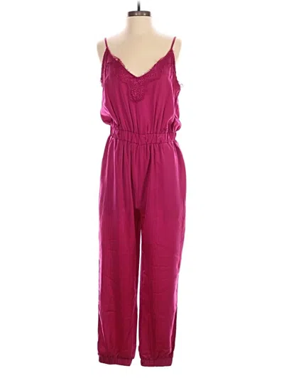 Pre-owned Strut & Bolt Jumpsuit In Pink