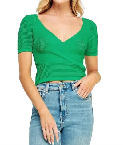 Strut & Bolt Multi Wrap Top In Green
