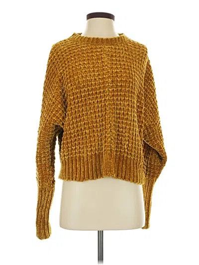Pre-owned Strut & Bolt Pullover Sweater In Gold