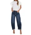 Strut & Bolt Right This Way Trim Sweater Top In Off White In White