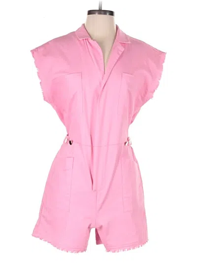 Pre-owned Strut & Bolt Romper In Pink