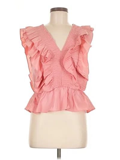 Pre-owned Strut & Bolt Sleeveless Blouse In Pink