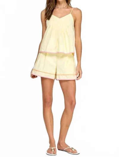 Strut & Bolt Sleeveless Top In Butter/tangerine In Yellow