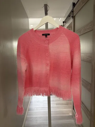Strut & Bolt Women's Fuzzy Cardi In Pink