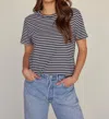Strut This 90's Tee In Navy In Blue