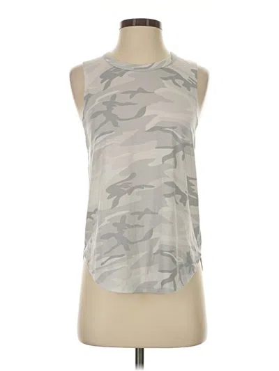 Pre-owned Strut This Active Tank Top In Silver