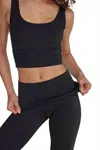 Strut This Arlo Scoop-neck Bra In Black In Black